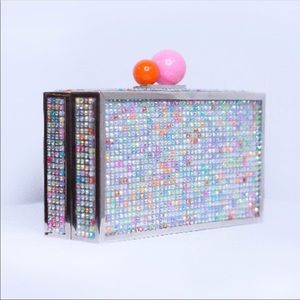 NWT evening sondra roberts box clutch